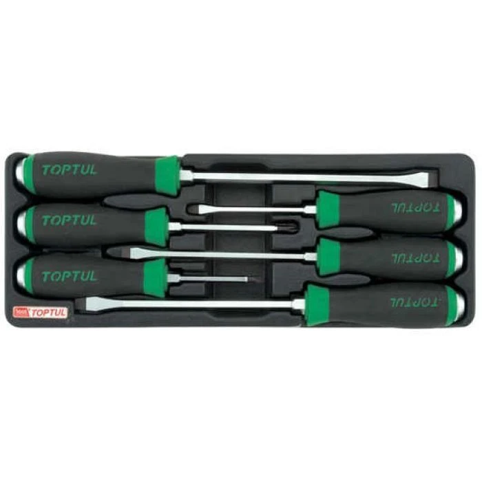 Набор отверток с шестигранником 6ед. в ложементе GAAT0601 TOPTUL Набор отверток с шестигранником 6ед. в ложементе GAAT0601 TOPTUL