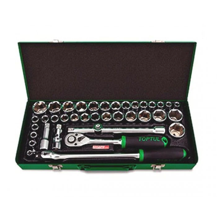 Набор инструмента 1/2" (дюйм+метр.) 38ед. GCAD3803 TOPTUL Набор инструмента 1/2" (дюйм+метр.) 38ед. GCAD3803 TOPTUL