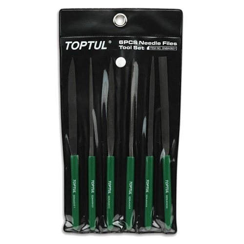 Набор надфилей L160мм 6ед. GNBA0601 TOPTUL Набор надфилей L160мм 6ед. GNBA0601 TOPTUL
