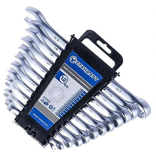 Набор ключей 12ед. Евро (6, 8, 10, 12-19, 22мм) NKK12STE Стандарт Набор ключей 12ед. Евро (6, 8, 10, 12-19, 22мм) NKK12STE Стандарт