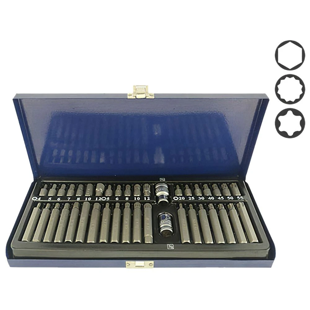 Набор бит 10мм HEX,TORX,SPLINE 40ед. SDBS0040 Стандарт Набор бит 10мм HEX,TORX,SPLINE 40ед. SDBS0040 Стандарт