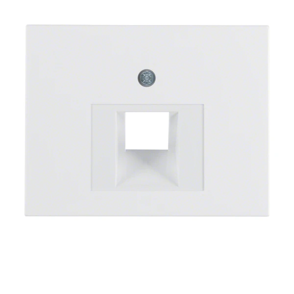 Накладка для розетки UAE белая K.1 14077009 Hager Накладка для розетки UAE белая K.1 14077009 Hager