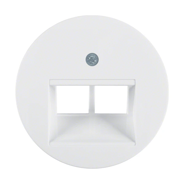 Накладка для 2-кратной розетки UAE белая R.х 14092089 Hager Накладка для 2-кратной розетки UAE белая R.х 14092089 Hager