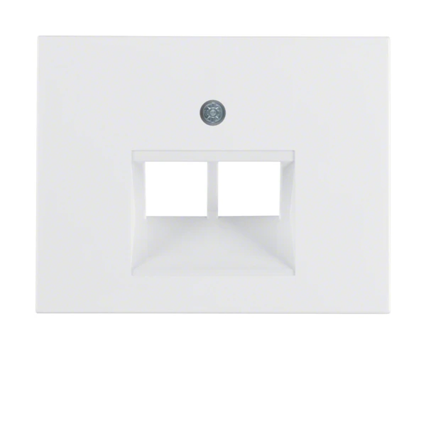 Накладка для розетки UAE/E-DAT белая K.1 14097009 Hager Накладка для розетки UAE/E-DAT белая K.1 14097009 Hager