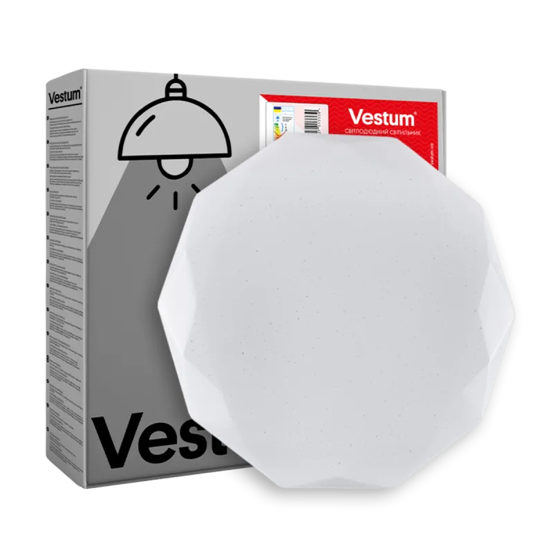 Накладной ЛЕД светильник DIAMANT звездное небо 20W 340x55мм 4000К VS-90058 Vestum Накладной ЛЕД светильник DIAMANT звездное небо 20W 340x55мм 4000К VS-90058 Vestum