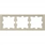 Рамка 3 постова цукор пластик Schneider Electric Merten D-Life MTN4030-6533
