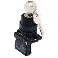 Кнопка поворотная с ключом 2-позиционная TB5-AG21 A0140010153 АСКО-УКРЕМ