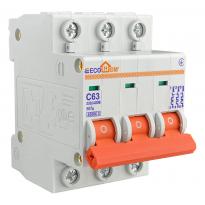 Автоматический выключатель ECO 3 полюса тип C 63A 4,5kA ECO010030009 ECOHOME