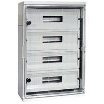 Шкаф ударопрочный из АБС-пластика на 45 модулей e.plbox.350.500.195.45m.tr накладной IP65 CP5117 E.NEXT