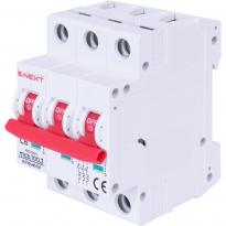 Автоматичний вимикач 6A 10kA 3 полюси тип C e.industrial.mcb.100.3.C6 i0180019 E.NEXT