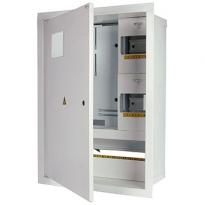 Шкаф для электросчетчика металлический на 24 модуля e.mbox.stand.w.f3.24.z.е вмонтированный IP30 s0100051 E.NEXT
