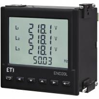 Сетевой анализатор качества электрической энергии END20LRS 3 фазы 5…480V 0,002…6000A 004656950 ETI
