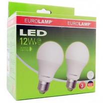 Світлодіодна лампа MLP-LED-A60-12274(E) A60 E27 12W 4000K 220V (2 шт.) Eurolamp
