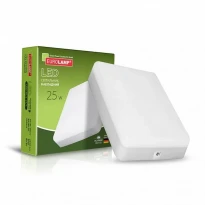 Накладной LED светильник квадратный 25W 2500Lm 5000K Ra>85 160° 82-265V LED-NLS-25/5 Eurolamp