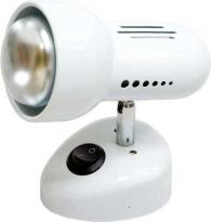Точковий накладний світильник з вимикачем RAD50 R50 E14 40W витягнутий білий Feron
