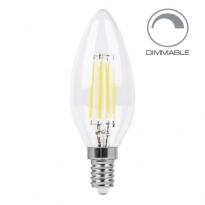 Світлодіодна лампа Едісона Filament dimmable 4969 LB-68 C37 E14 4W 2700K 220V Feron