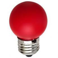 Світлодіодна лампа 4585 LB-37 G45 E27 1W червоний 220V Feron