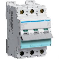 Автоматический выключатель 2A 25kA 3 полюса тип C NRN302 Hager