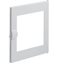 Двері білі з прозорим вікном VZ131N для 1-рядного щита Hager Volta