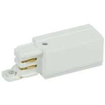 Кабельный ввод (подвод питания) правый для трехфазного осветительного шинопровода белый LPK0D-KVR-3-K01 IEK