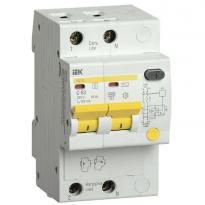 Дифференциальный автоматический выключатель АД12S 2Р 63A 300mA MAD13-2-063-C-300 IEK