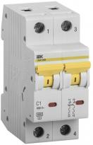 Автоматичний вимикач ВА47-60 1A 6kA 2 полюси тип C MVA41-2-001-C IEK