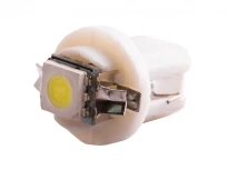 Автолампа светодиодная T5-B8.5-1SMD-5050 белый 24V (1 шт) 5050 6500K 12x16мм 50000ч LEDUA