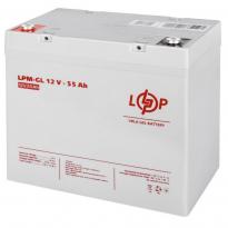 Аккумулятор гелевый LPM-GL 12V 55Ah 15266 LogicPower