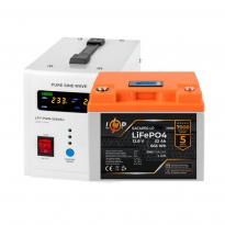 Комплект резервного питания UPS B500 + АКБ LiFePO4 1280W 100Ah 22621 LogicPower