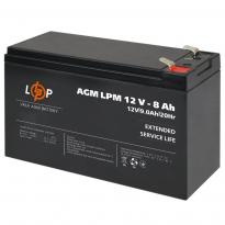 Аккумулятор AGM LPM 12V 8Ah 3865 LogicPower