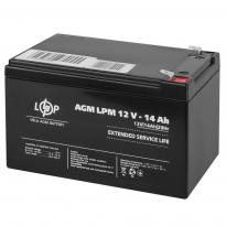 Аккумулятор AGM LPM 12V 14Ah 4161 LogicPower