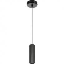 Светодиодный подвесной светильник 1-FPL-007-02-S-BK 6W 3000K квадратный черный Maxus