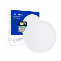 Світлодіодний світильник врізний SP adjustable 18W 4100K IP20 коло білий 1-GSP-01-1841-C Global