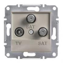Механизм розетки TV/SAT/SAT конечной бронза EPH3600169 Schneider Electric Asfora