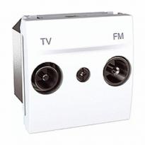 Механизм розетки TV-FM индивидуальная 2-мод. белый MGU3.451.18 Schneider Electric Unica