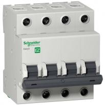 Автоматический выключатель 16A 4,5kA 4 полюса тип В EZ9F14416 Easy9 Schneider Electric