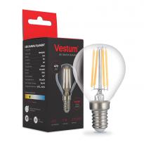 Світлодіодна лампа 1-VS-2226 філамент G45 E14 4W 220V 3000К Vestum