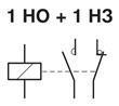 Схема додаткового контакту Hager ESC080