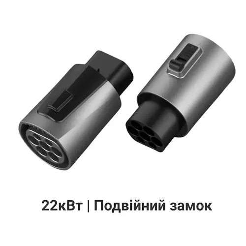 Перехідник GB/T - Type 2 для заряджання електромобілів з Китаю