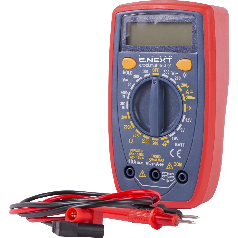 Мультиметр цифровой e.tool.multitest.01 p0470020 E.NEXT