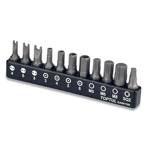Набор бит 1/4" 11ед. GAAV1104 TOPTUL