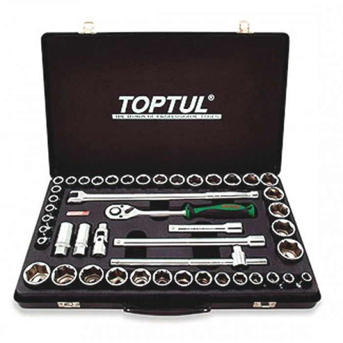 Набор инструмента 1/2" (дюйм+метр.) 46ед. GCAD4601 TOPTUL