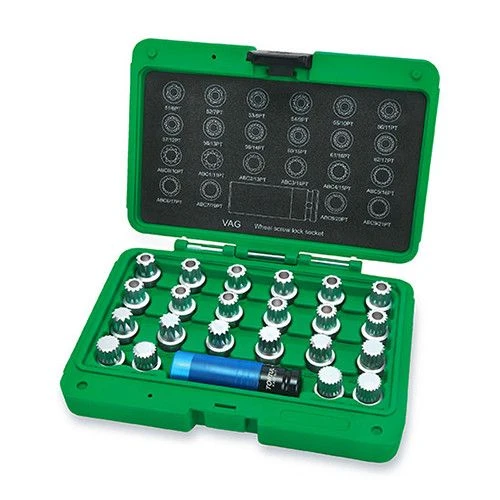 Набор головок для демонтажа секретных болтов VW 23ед. JGAI2302 Toptul