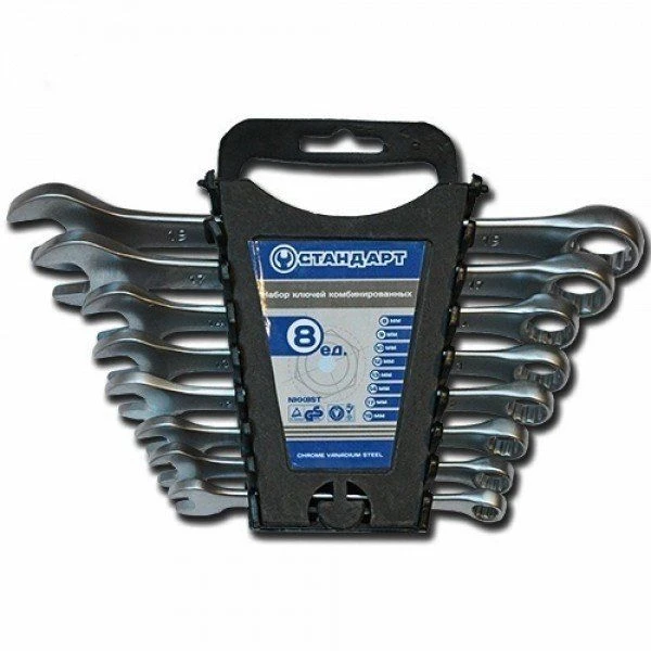 Набор ключей 8ед. (8-10,12-14,17,19мм) NKK8ST Стандарт