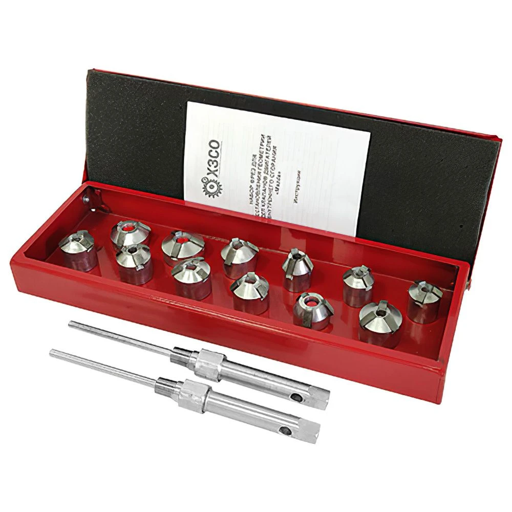 Набор фрез "Mazda" для восстановления геометрии седел клапанов ДВС (шарошки, зенкера) SVCK12MZD ХЗСО