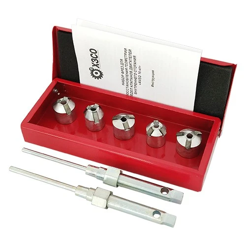 Набор фрез "AVEO 16кл." для восстановления геометрии седел клапанов ДВС (шарошки, зенкера) SVCKAVEO16V ХЗСО