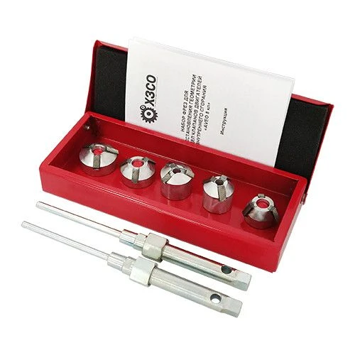 Набор фрез "AVEO 8кл." для восстановления геометрии седел клапанов ДВС (шарошки, зенкера) SVCKAVEO8V ХЗСО