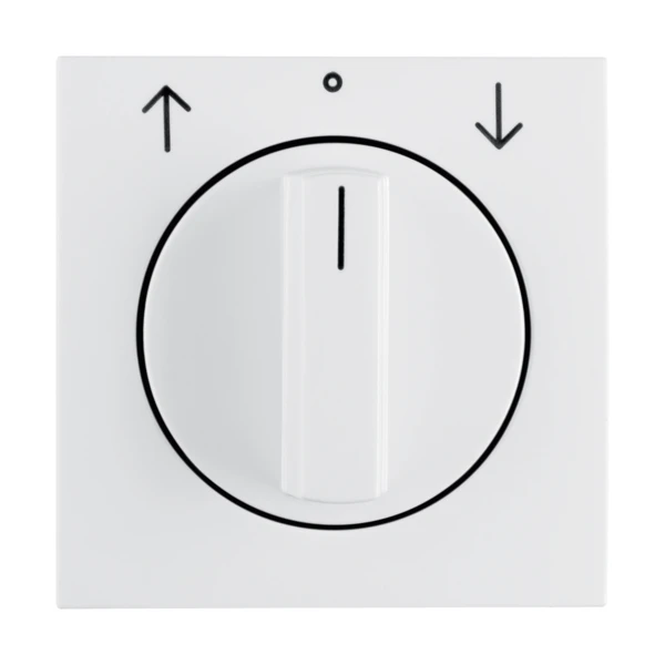 Накладка поворотного выключателя для жалюзи белая S.1 1080898900 Hager