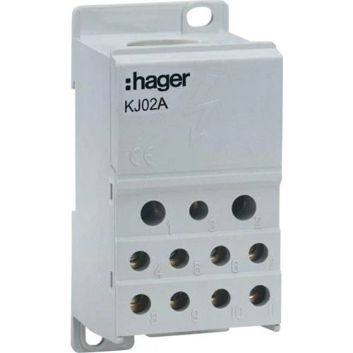 Распределительный блок 250A 1п. KJ02A Hager