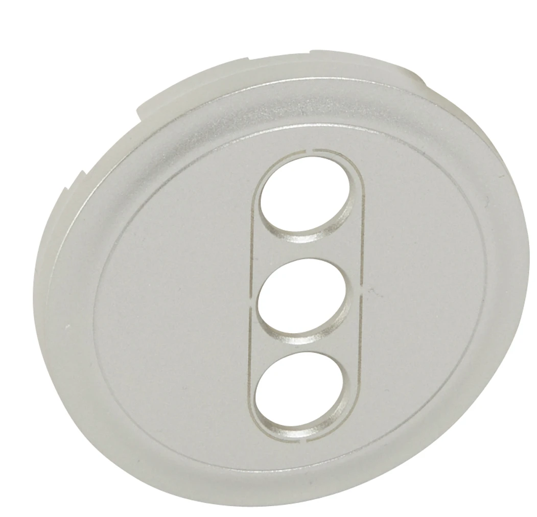 Накладка RCA/S-video аудио/видеорозетки 068513 титан Legrand Celiane